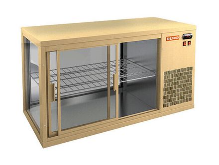Витрина холодильная HICOLD VRL 900 R Beige
