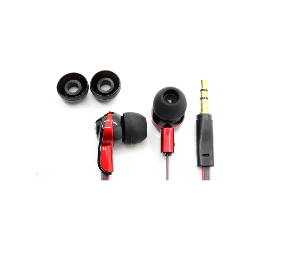 Наушники проводные Songqu SQ-55MP Red/black