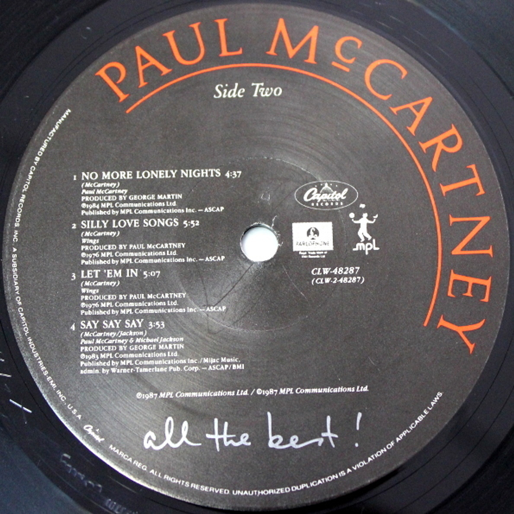 Paul McCartney / All The Best (2LP)