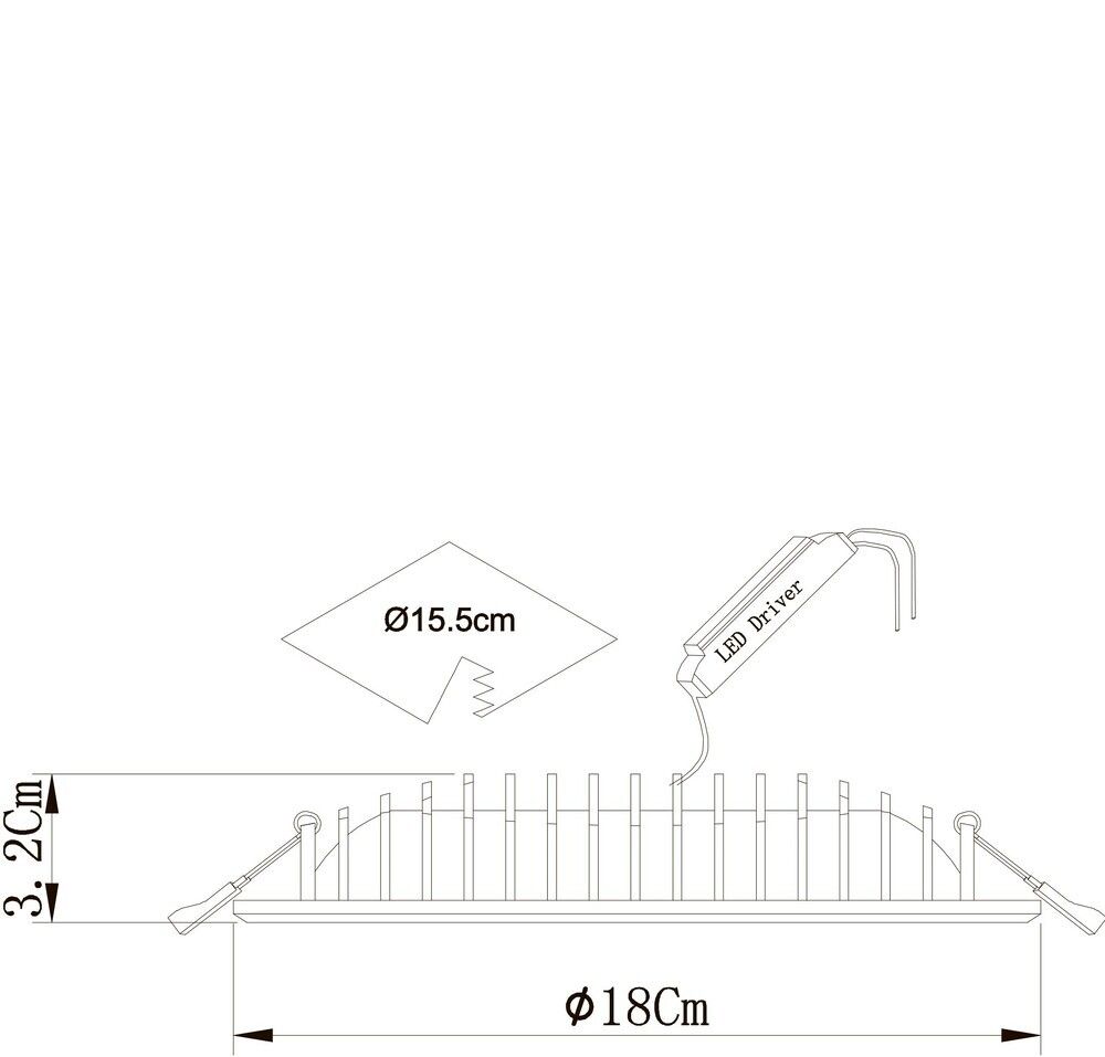 Точечный встраиваемый светильник Arte Lamp