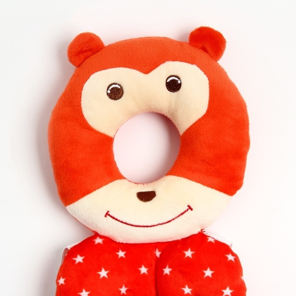 4115685 Рюкзачок-подушка для безопасности малыша «Мишка», цвет красный