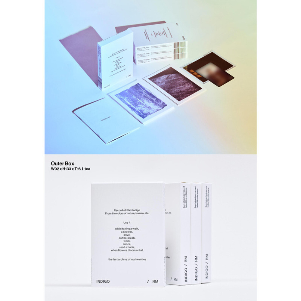 Альбом RM (BTS) Indigo Postcard Edition (weverse albums ver.)