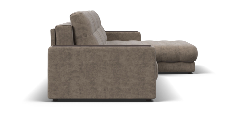 Угловой диван Босс Макс Велюр Роял тауп