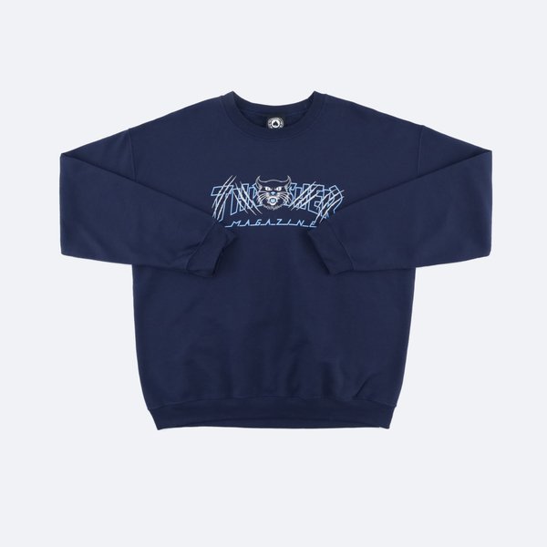 Свитшот Thrasher Gato Crewneck (navy) артикул: - купить в магазине Дайс