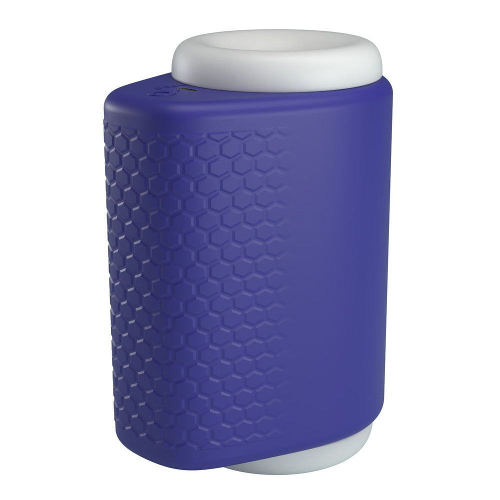 Синий автоматический вибромастурбатор Dj Lady (Цвет: синий)