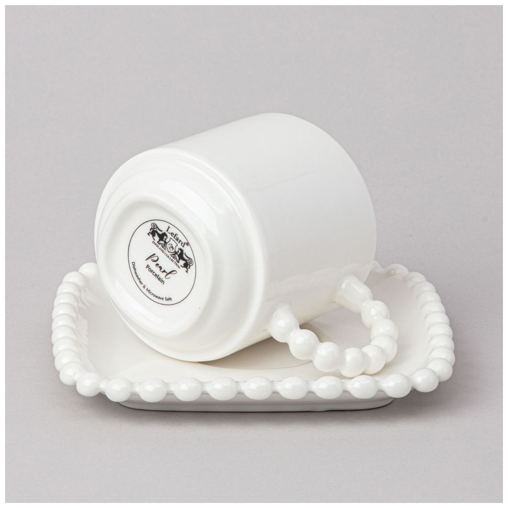 ЧАЙНАЯ ПАРА LEFARD "PEARL" 7,5*10,5*8 СМ 220 МЛ (КОР=24НАБ.)