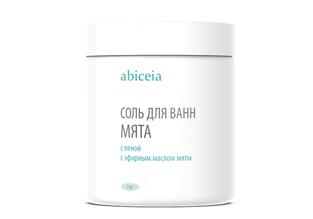 Соль для ванн с пеной Мята