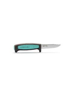 Нож Morakniv Flex, нержавеющая сталь, резиновая ручка со светло-синей вставкой, 12248