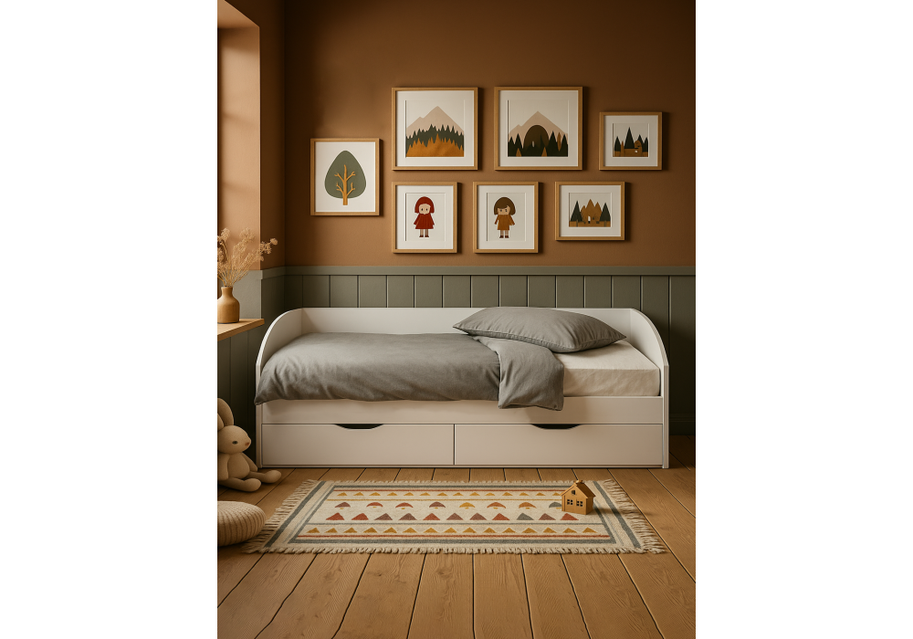 Кровать Woodville Классика белый