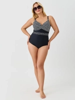 Купальник слитный зебра