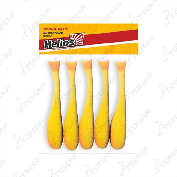 Рыбка поролоновая не оснащенная под офсет 10,5 см ж/ч/к 23UV (HSN-105-23) Helios