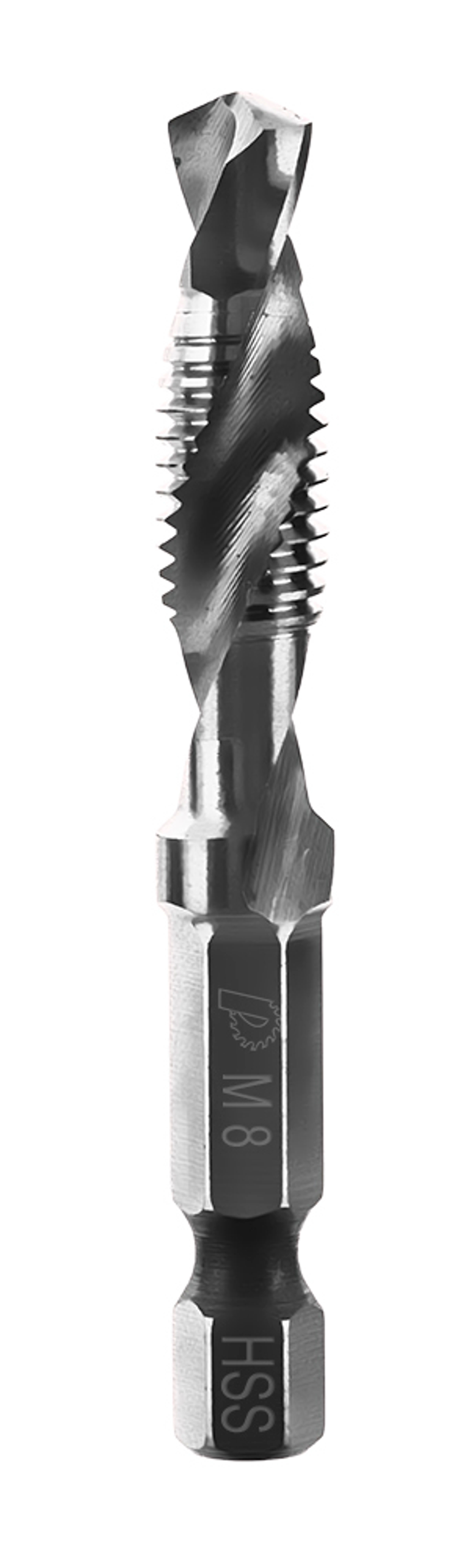 Сверло метчик М8, хвостовик HEX 1/4' Практика (1,25х64мм)