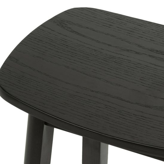 Барный стул Sedate черное дерево 