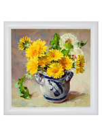 Картина на стену для интерьера на холсте в раме 23*23 см