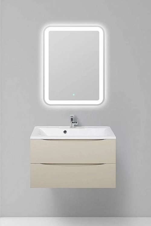 Тумба с раковиной Belbagno MARINO 70 подвесная Crema Opaco