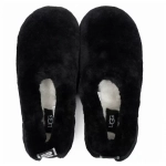 UGG Hailey Fluff Slippers Black
