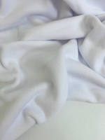 Флис гл. краш, белый, двухсторонний, антипиллинг