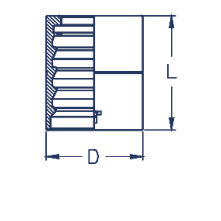 Муфта DN 50 1SN с зачисткой