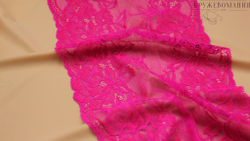 Эластичное кружево, ОПТ, 22 см, тропическая роза, (Арт: EK-2514), м