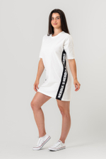 ПЛАТЬЕ-ФУТБОЛКА OVERSIZED T-SHIRT DRESS NEBBIA CLUB 594 Крем