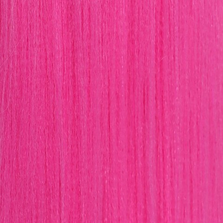 SIM-BRAIDS Канекалон однотонный, гофрированный, 65 см, 90 гр, цвет розовый(#1855)