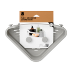 Органайзер для душа угловой flex adhesive, серый