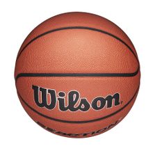 Мяч баск. WILSON Reaction Plus, WZ2026701XB7, р.7, композит, бутил. камера, темно-коричневый