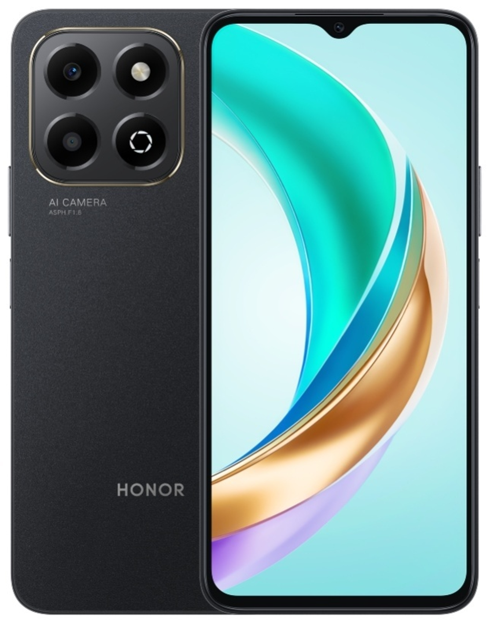Смартфон HONOR X6b 4 ГБ/128 ГБ черный