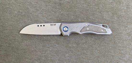 Складной нож MKM "ROOT" MKM/RT GCT c клинком из стали Böhler M390 Microclean®, рукоять титан / микарта