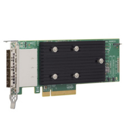Многопортовый внешний хост-адаптер Broadcom (LSI) SAS 9305-16e SGL (05-25704-00)
