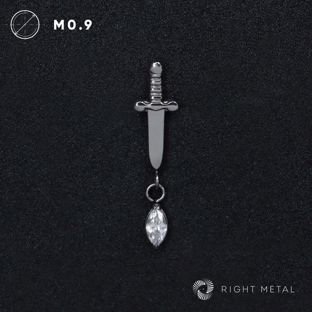 Pendant Dagger v.2 Crystal