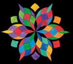 Магнитная мозаика Цветная спираль