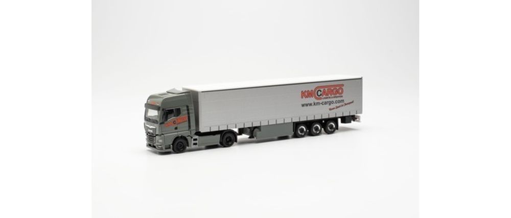 Грузовик MAN TGX GX пп тентованный &quot;KM Cargo&quot;