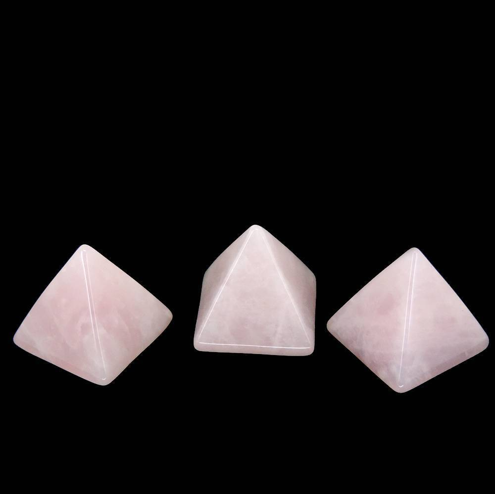 Пирамида розовый кварц асс.