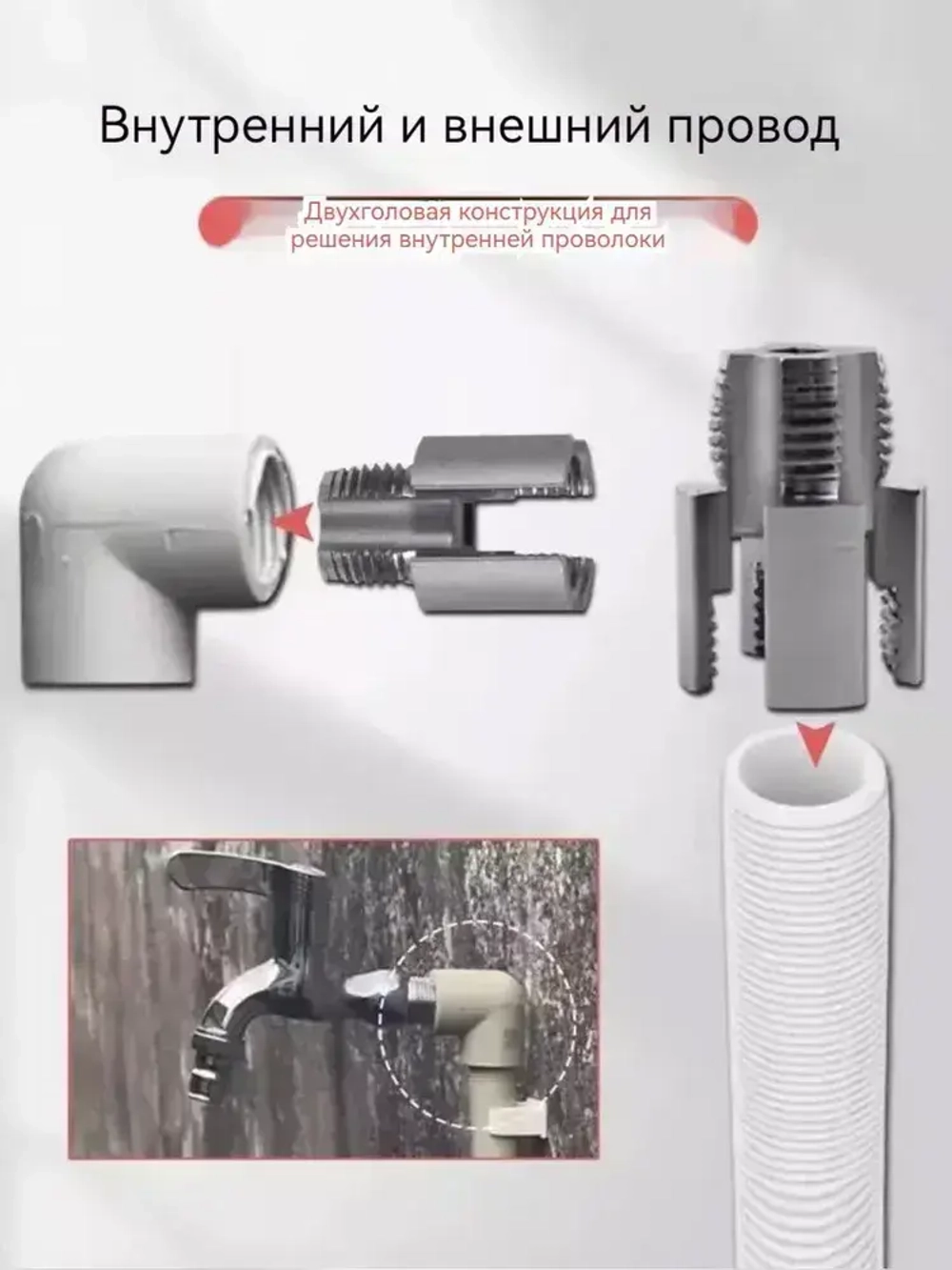 набор матриц для труб из пвх матрицами 1/2"