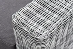 "Боно" кресло из искусственного ротанга, цвет серый