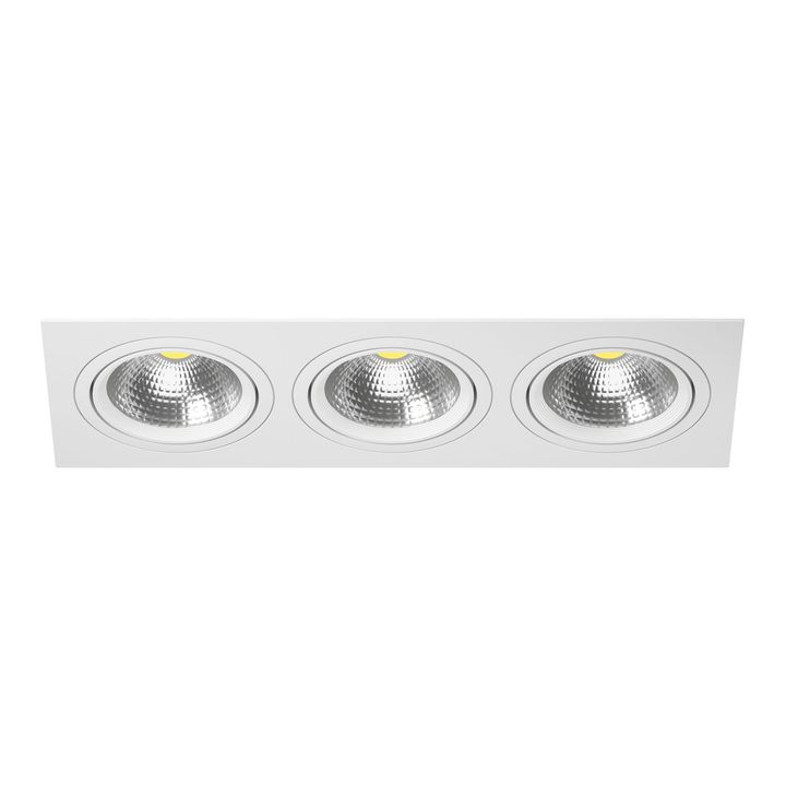 Комплект из светильника и рамки Lightstar Intero 111 (217836+217906+217906+217906) i836060606