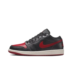 Женские кроссовки Air Jordan 1 Low 'Bred Sail' DC0774-061