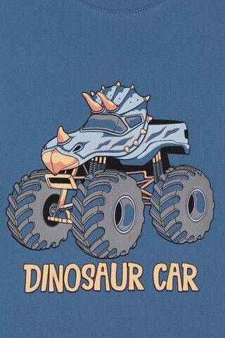 пижама  для мальчика  К 1541/синяя волна,клетка