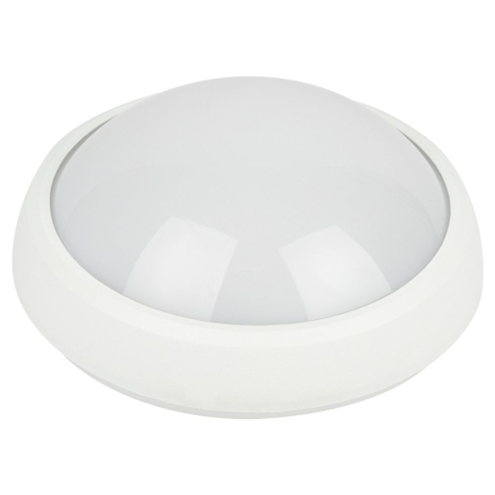 Светильник ЖКХ светодиодный ЭРА SPB-1-08 (W) IP54 8Вт 640Лм 4000К D180 круглый IK08 антивандальный