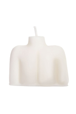 Белая сувенирная свеча «Женский силуэт»