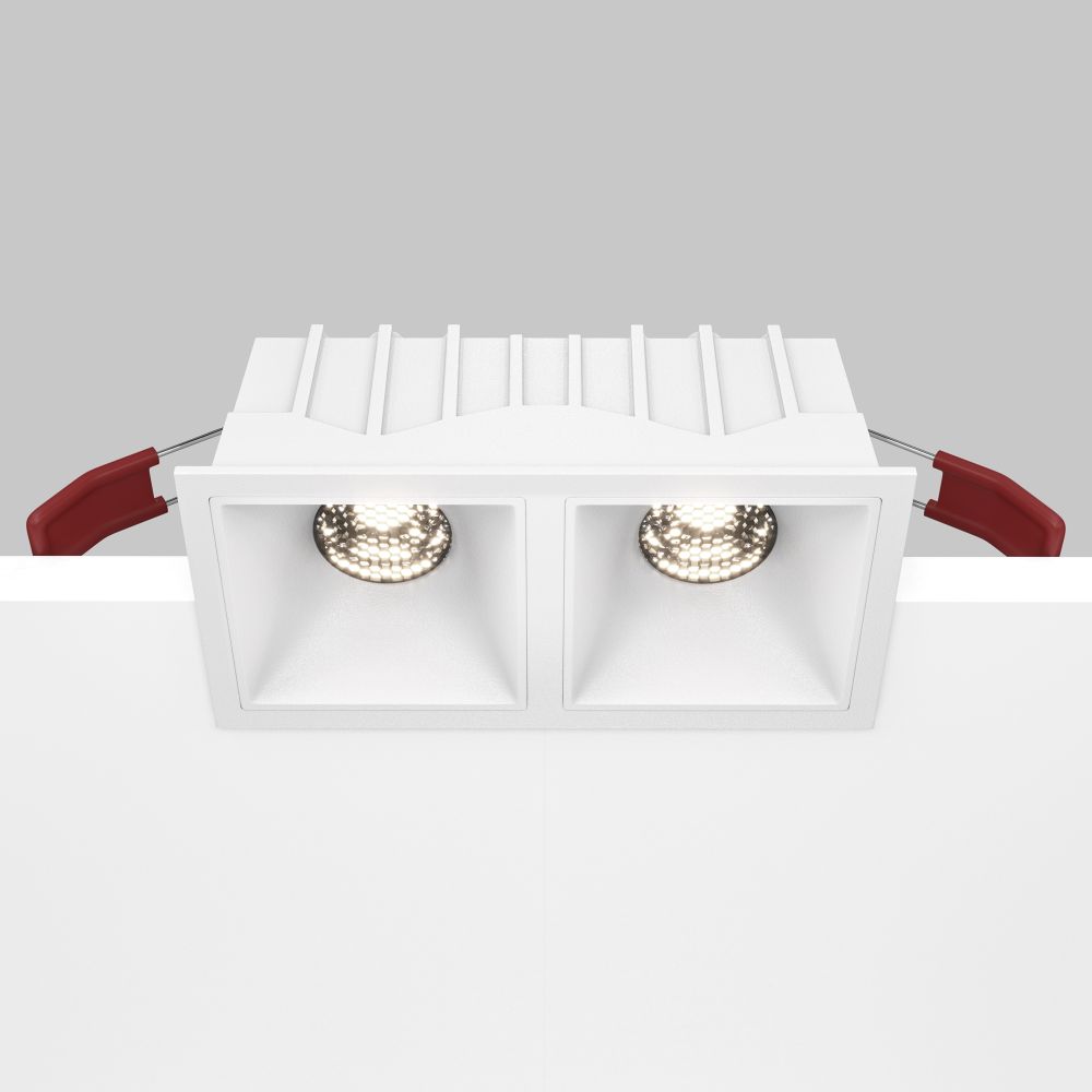 Модульный встраиваемый светодиодный светильник Maytoni Alfa LED DL043-02-10W4K-SQ-W