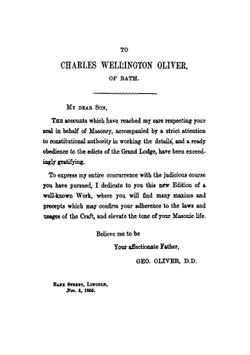 The book of the lodge; or, Officer's manual | George Oliver