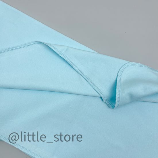 Пеленка хлопковая "Веселое сафари" Голубая вода