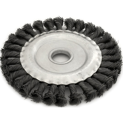 Щетка для УШМ плоская крученная 150/22 Калибр 131748