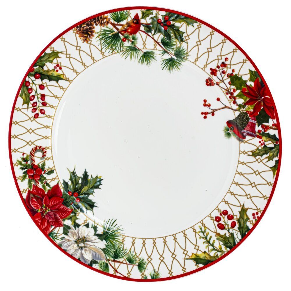 GAEM Тарелка "Зимнее волшебство", L19 W19 H1,5 см