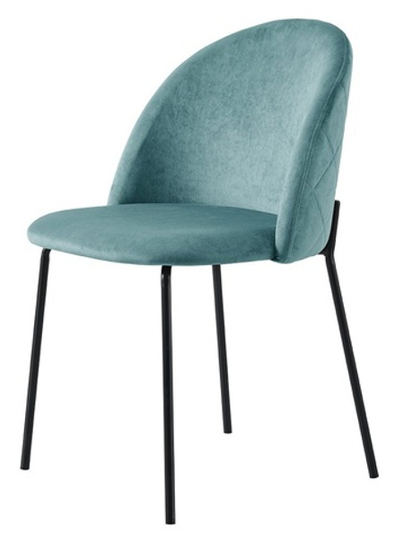 Стул C-962  Marine зеленый/матовый черный