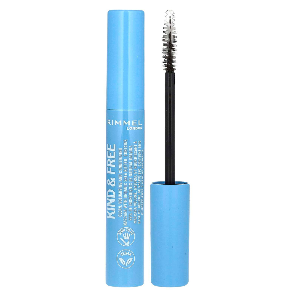 Rimmel London, Kind & Free, очищающая тушь для ресниц, оттенок 002 коричневый и черный, 7 мл (0,23 жидк. унции)