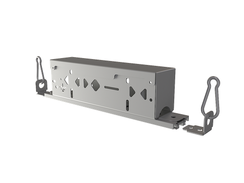 Комплект креплений (уголок подвеса+карабин) с пром. коробкой