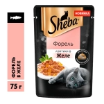 Ломтики в желе форель, 75г влажный корм для кошек Sheba
